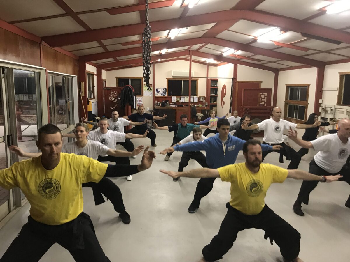 martial arts group training